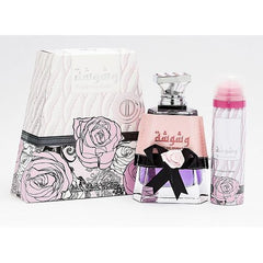 Lattafa Washwashah EDP for Women 100ml + Perfumed Deodorant Spray 100ml
