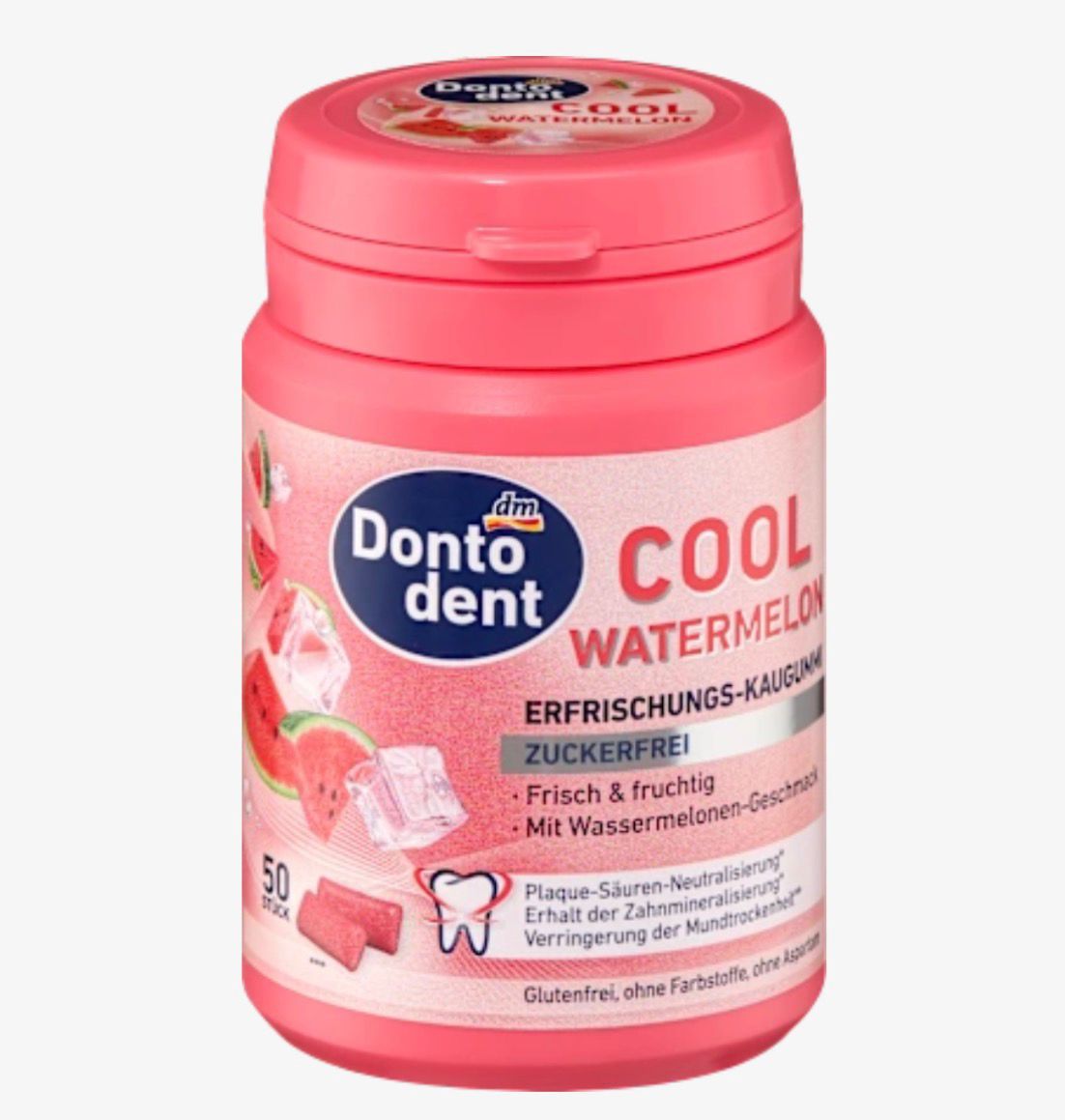 Dontodent Cool Watermelon Gum 50 Units 72g