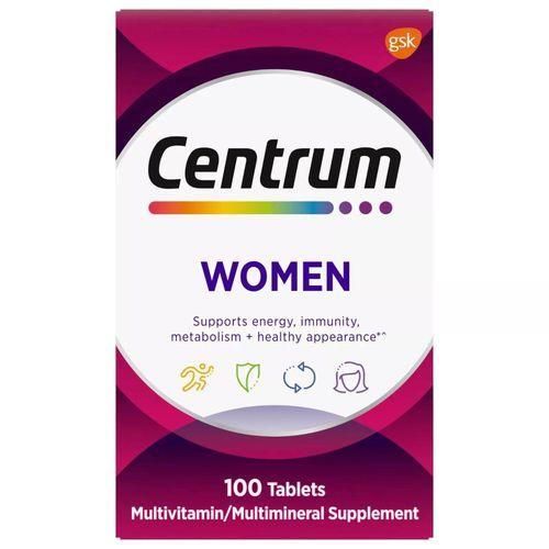 Centrum Women Multivitamin 100 Tablets