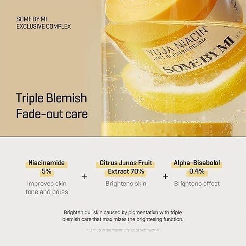 Some By Mi Yuja Niacin Anti Blemish Cream 60g
