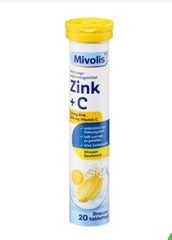Mivolis Zinc + C Effervescent 20 Tablets
